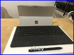 Microsoft Surface Pro 6 Silver with Keyboard and Surface Pen