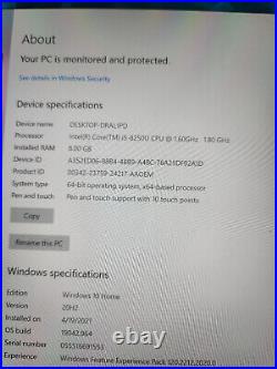 Microsoft Surface Pro 6 i5-8th Gen 8GB. Kb &Pen