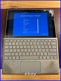 Microsoft Surface Pro 6 i7-8650U 16GB RAM 512GB SSD Platinum DAMAGED