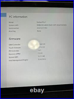 Microsoft Surface Pro 7 10th Gen Intel Core i7 16GB 128GB W11 Pro 12.3