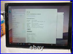 Microsoft Surface Pro 7 12.3 (128GB, Intel i5 8GB) Laptop Crack Screen #784