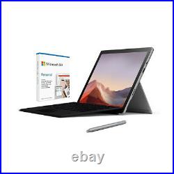 Microsoft Surface Pro 7 12.3 Intel Core i5 8GB RAM 128GB SSD Platinum Bundle