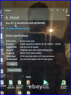Microsoft Surface Pro 7 12.3in Intel Core i3 10th Gen 4GB RAM 128GB SSD