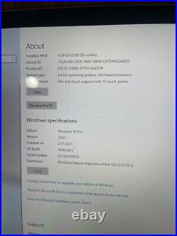 Microsoft Surface Pro 7 Model 1866 128GB / i3-10th Gen / 4GB RAM / 2736x1824p
