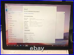 Microsoft Surface Pro 7 intel i5-1035G4 8GB 256GB SSD Matte Black Laptop #7530