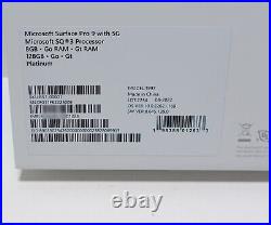 Microsoft Surface Pro 9 128GB SQ3 3.0GHz 8GB 13 Wi-Fi + 5G W11H