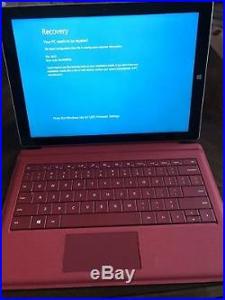Microsoft Surface Pro Model#1631 128gb SSD Look NEW NOT WORKING