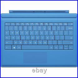 Microsoft Surface Pro Type Cover Keyboard for Surface Pro 3, 4, 5, 6, 7 CYAN