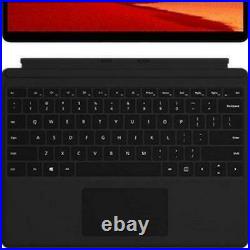 Microsoft Surface Pro X Keyboard Black Alcantara Wireless Connectivity Large