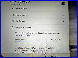 Microsoft Surface Pro X-sq2-16gb/512gb-bundle-keyboard/pen/sleeve-full Warranty