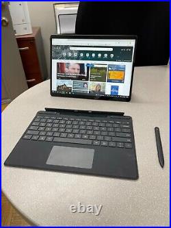 Microsoft Surface X Pro with signature keyboard and slim pen