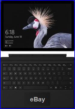 NEW Microsoft Surface Pro 12.3 i5-7300U 8GB 256GB SSD Type Cover Bundle