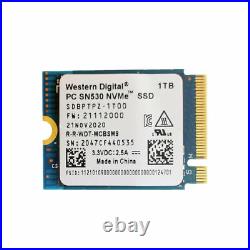 NEW WD PC SN530 M. 2 2230 SSD 1TB NVMe PCIe For Microsoft Surface Pro X Pro 7+ US