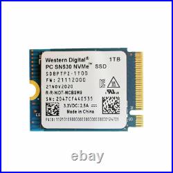NEW WD PC SN530 M. 2 2230 SSD NVMe PCIe 1TB For Microsoft Surface Pro X Pro 7+ 8