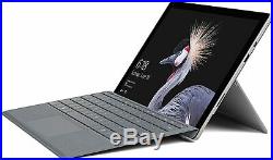 New Microsoft Surface Pro (Platinum, Core M, 4GB, 128GB) Bundle Black Type Cover