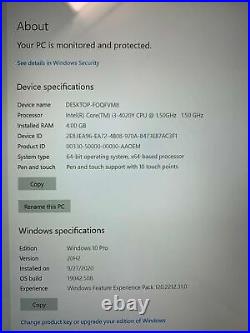 SURFACE PRO 3 1631 12 1.50GHz i3-4020Y 4GB 64GB SSD Windows 10