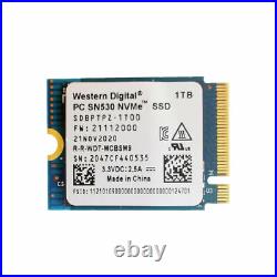 WD SN530 m. 2 2230 SSD 1TB NVMe PCIe for Microsoft Surface Pro X Surface Laptop3